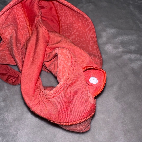 Lululemon wunder train bra crunch warm coral medium support C/D cup / 6 - Picture 4 of 5